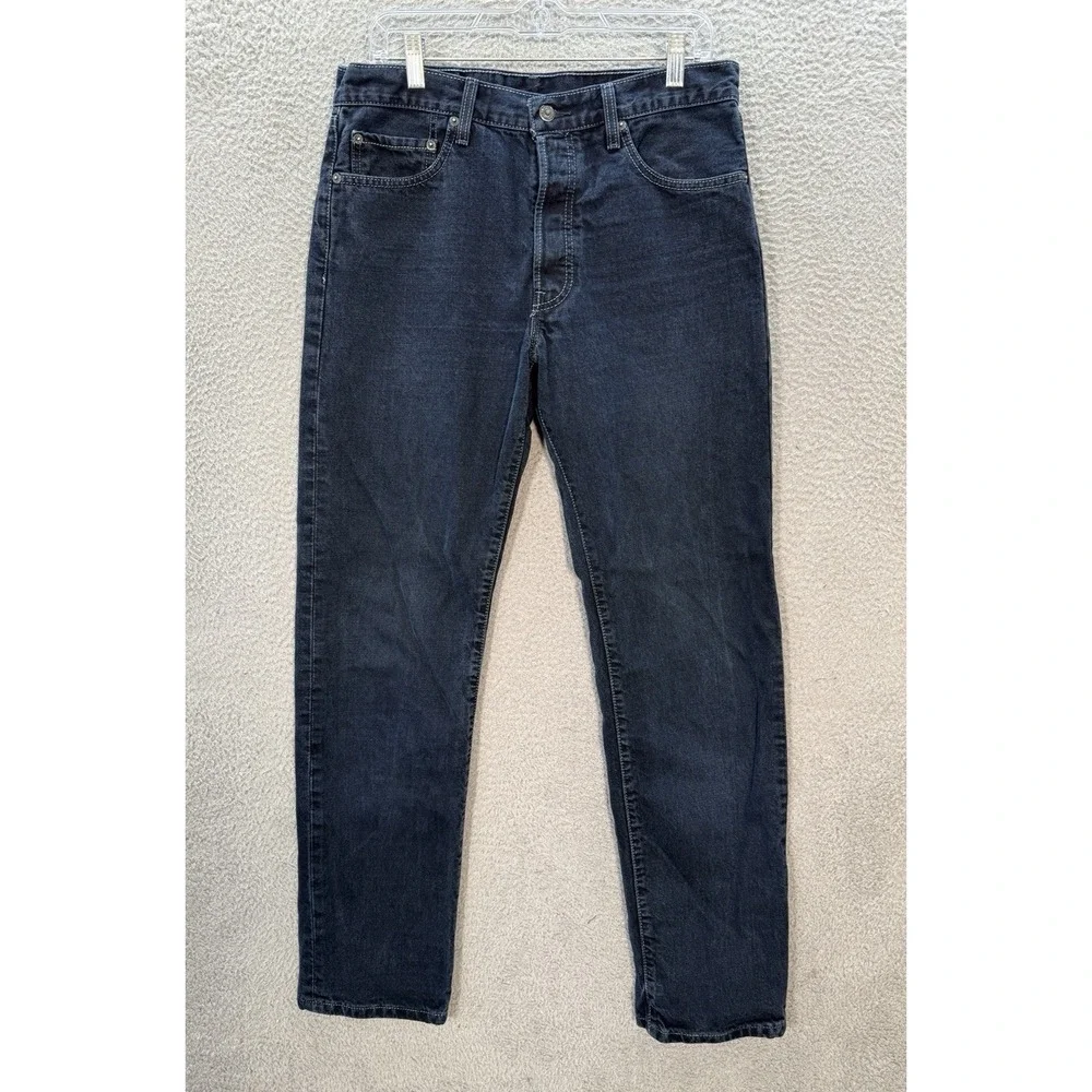 Vintage Levis 501 XX Jeans Mens 33x34 Blue Button Fly Workwear Grunge Skater Y2K